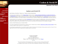 Tablet Screenshot of cashenandstrehl.com